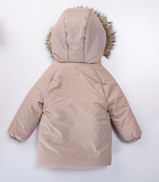 İçi Polarlı Su Ve Rüzgar Geçirmez Kapüşonlu Şişme Erkek Çocuk Mont 2-6 Yaş 51360 Bej - 2