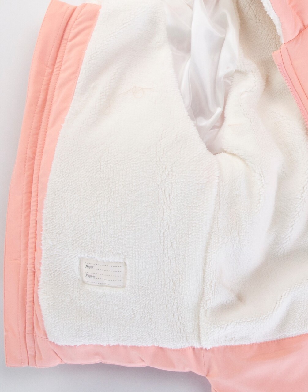Su Ve Rüzgar Geçiemez Kapüşonlu Şişme Peluş Kışlık Kız Çocuk Mont 2-6 Yaş 50327 Pembe - 4