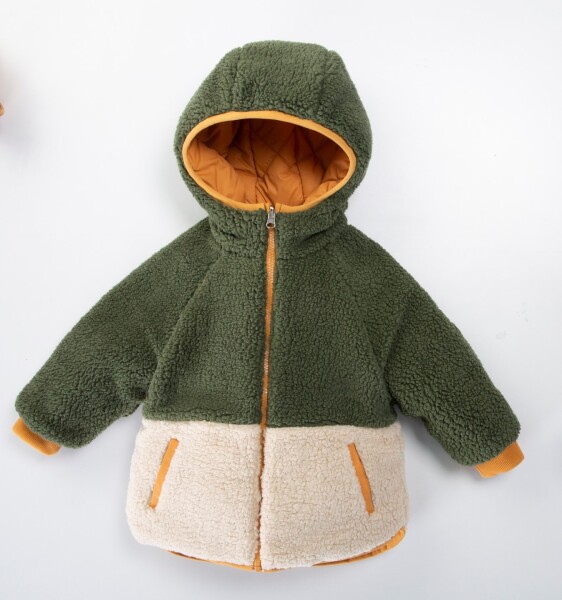 Erkek Çocuk Mont 6-10 Yaş 51397 Haki - 4