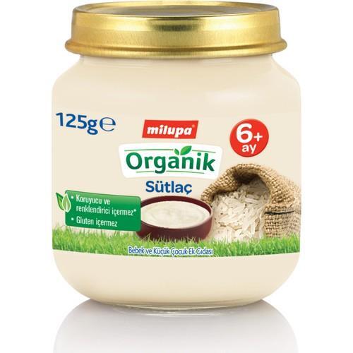 Milupa Organik Sütlaç Kavanoz Maması 125 Gr - Milupa