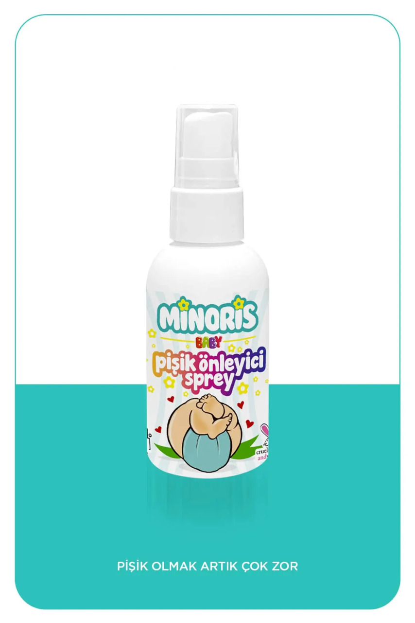 Minoris Baby Organik Pişik Önleyici Sprey 100 ml - 2