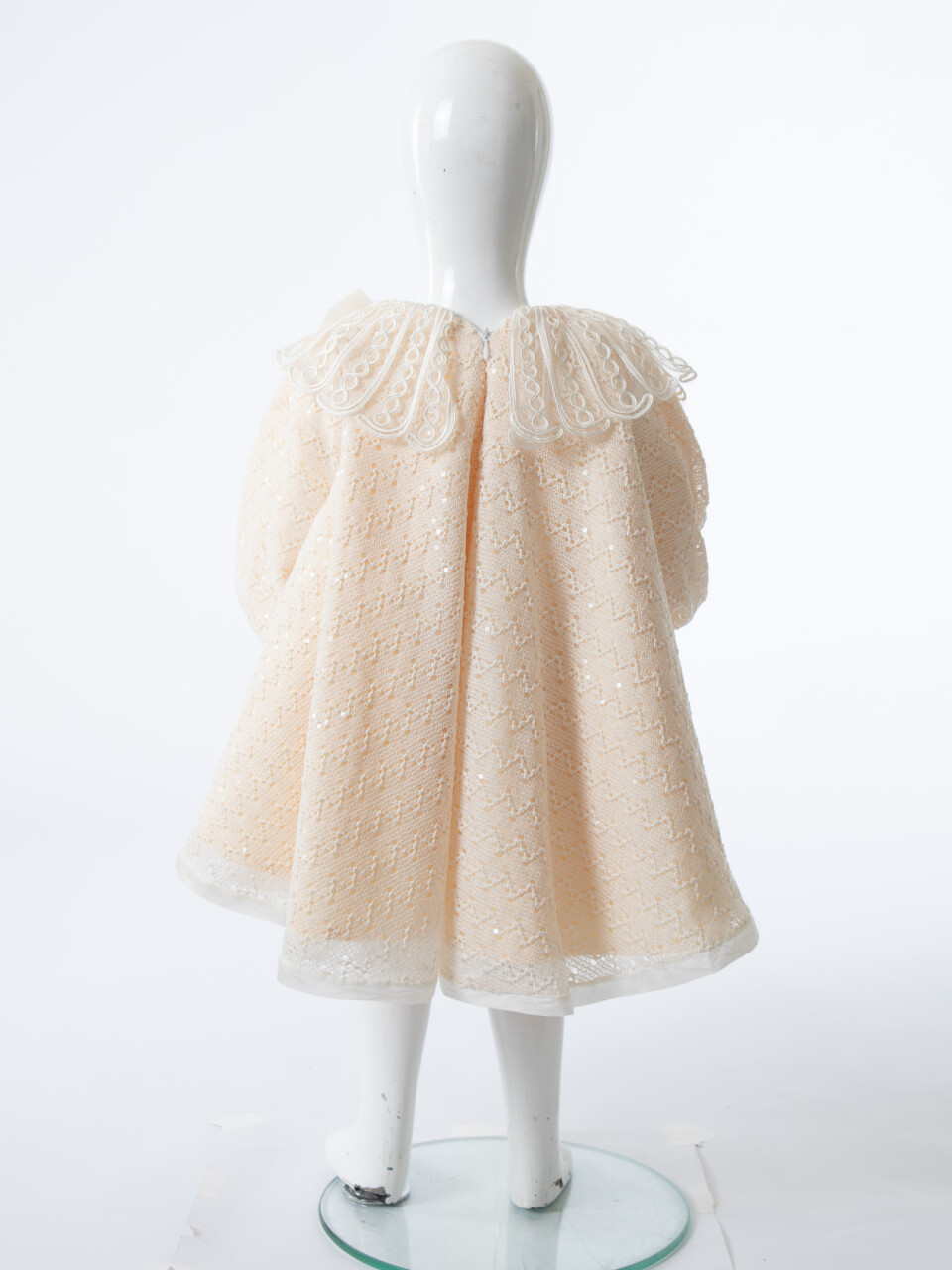 Kız Çocuk Elbise 6-36 Ay 6001 Ekru - 5