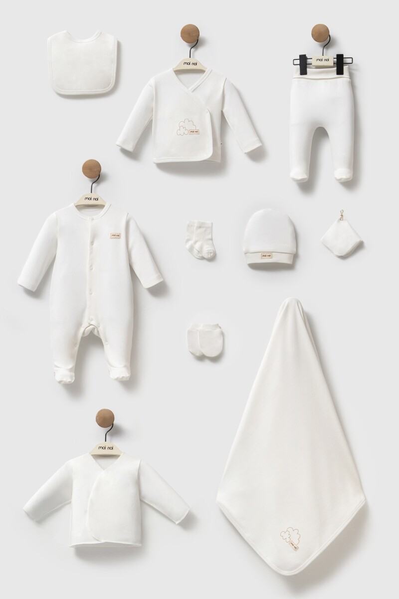 Moi Noi Cloud Basic 20lu Hastane Çıkışı MNB2146 Ekru - 1