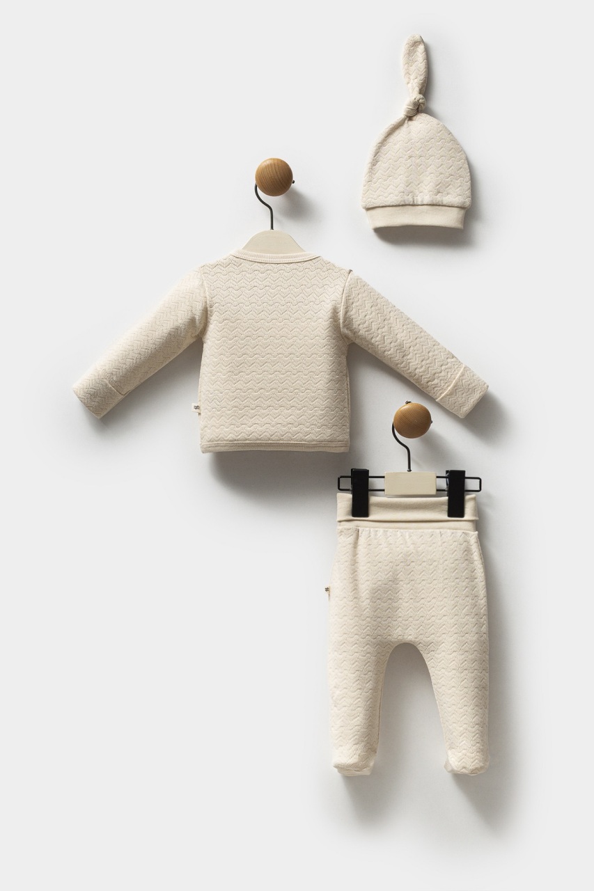 Moi Noi Zıbın Takım MNB3027 Bej - 3