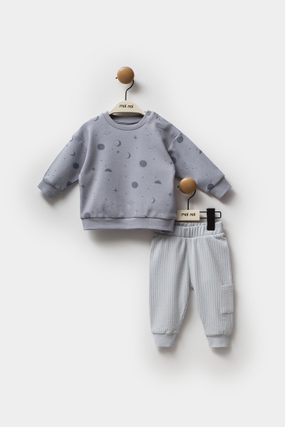 Moi Noi Galaxy 2'li Takım MNB5311 Gri - Moi Noi