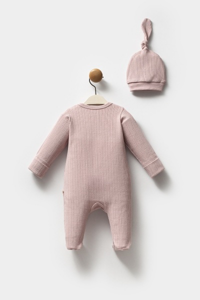 جمبسوت موي نوي مع قبعة MNB1235 لون برقوقي - 2