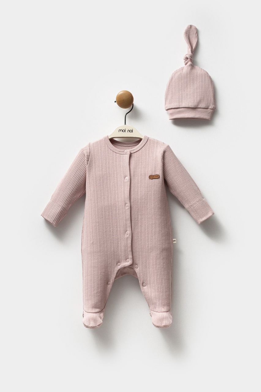 جمبسوت موي نوي مع قبعة MNB1236 لون برقوقي - 1