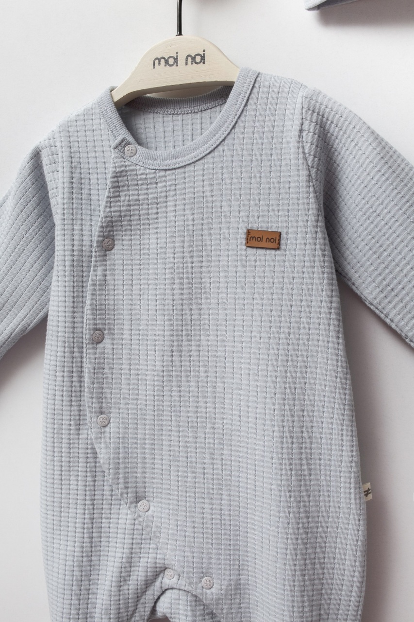 جمبسوت بغطاء رأس من موي نوي جالاكسي MNB1244 رمادي - 2