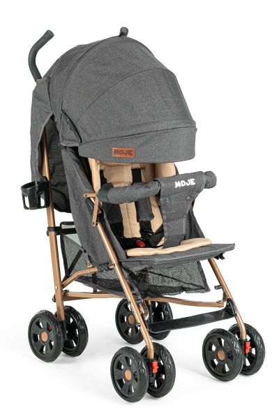 Moje Strong Baston Bebek Arabası Antrasit Gold - Moje
