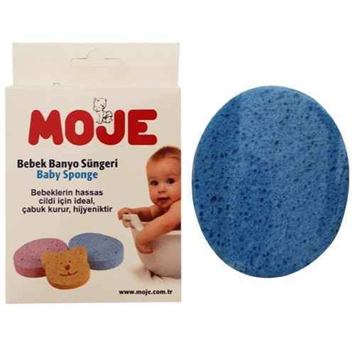 Moje Selülozik Bebek Banyo Süngeri Mavi - Moje