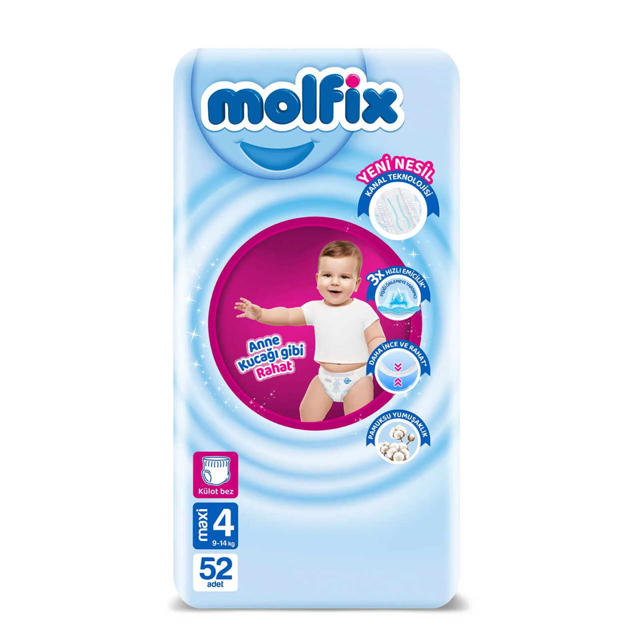 Molfix Külot Bez Fırsat Paketi 4 Beden 7-14 Kg 52 Adet - 1