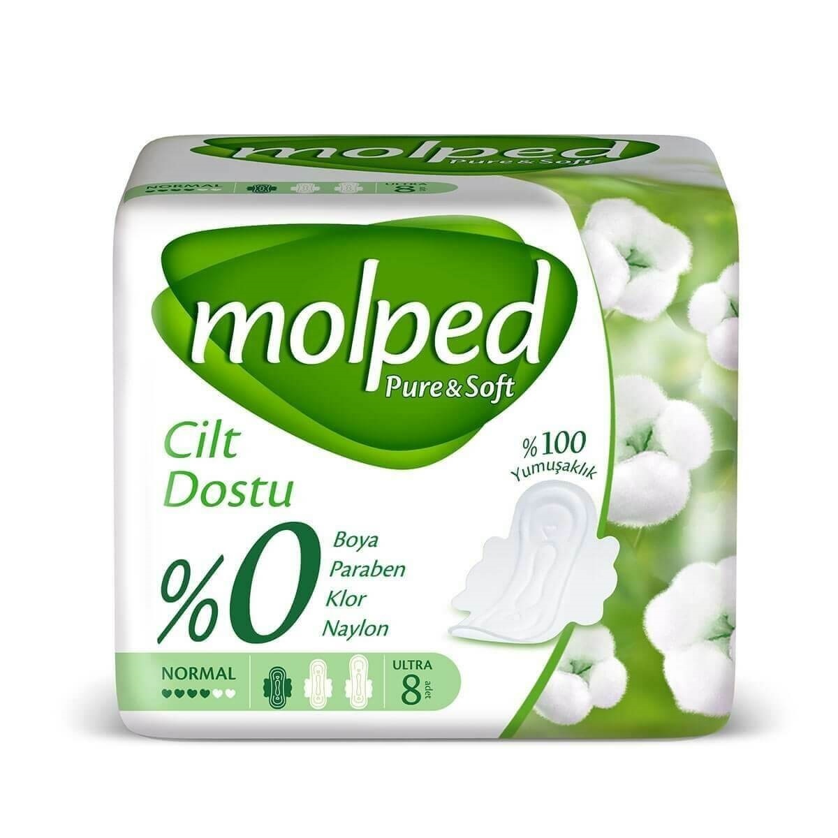 Molped Pure&Soft Normal Ped 8 Adet - 1