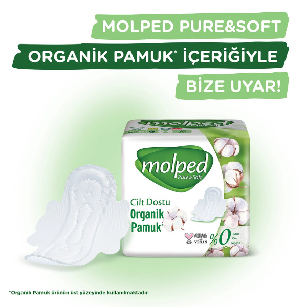 Molped Pure&Soft Normal Ped Süper Eko 24 Adet - 5