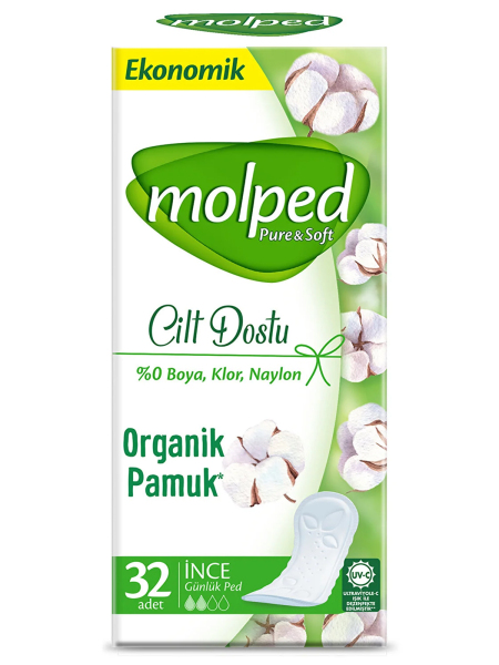 Molped Pure&Soft Cilt Dostu Ped Eko 32 Adet - Molped