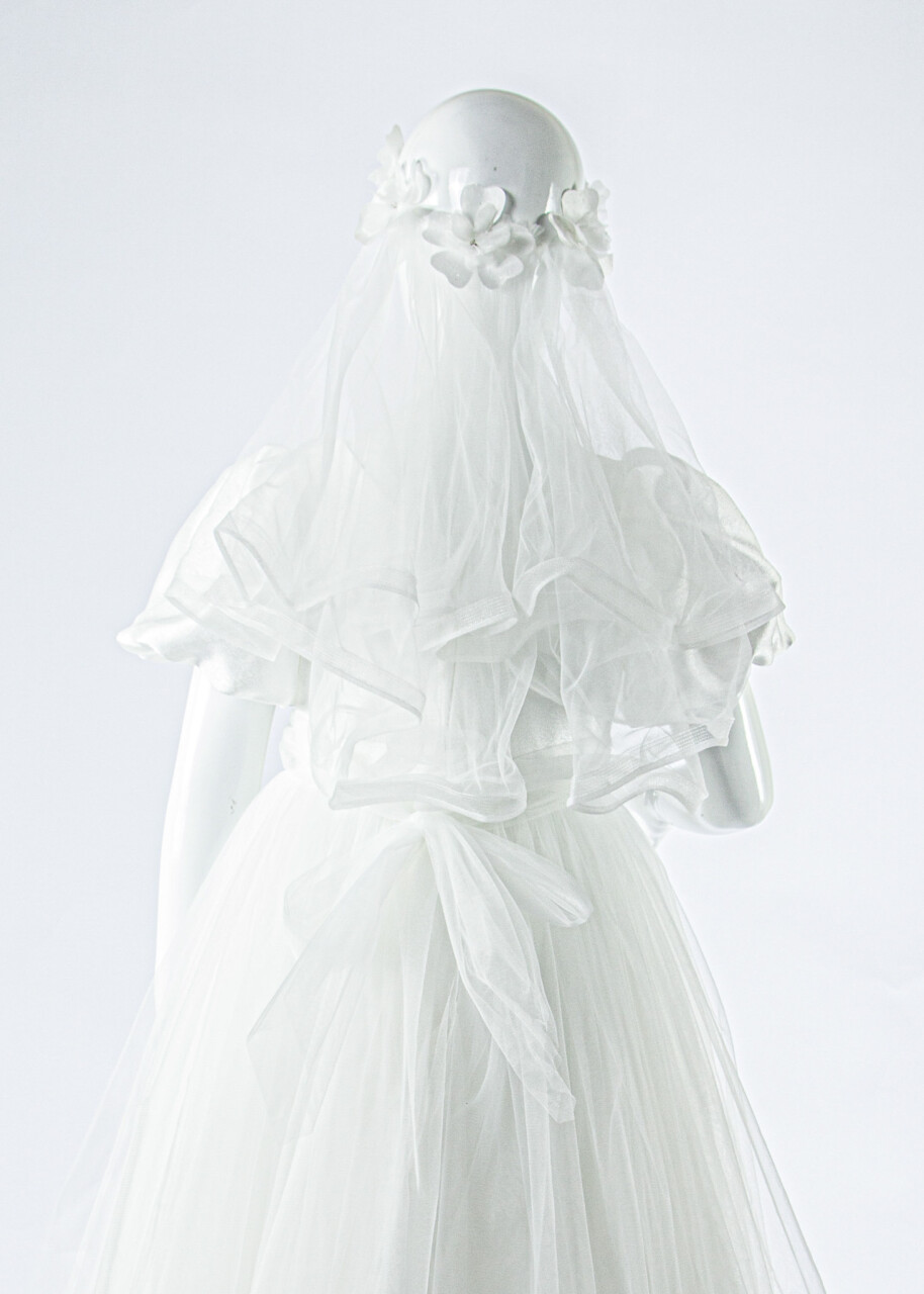 Kız Çocuk Yazlık Abiye Elbise 7-11 Yaş 3070 Beyaz - 5