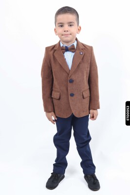 Erkek Çocuk Spor Takım Elbise 6-10 Yaş 2409 Kahverengi - MONTELLA