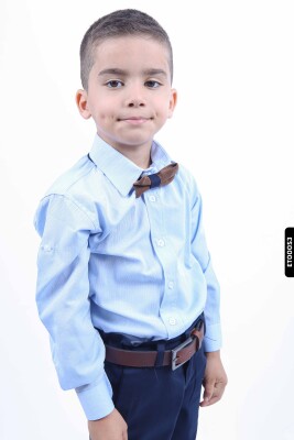 Erkek Çocuk Spor Takım Elbise 6-10 Yaş 2409 Kahverengi - 4