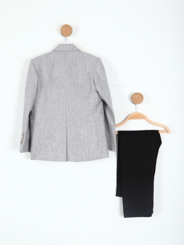 Erkek Çocuk Takım Elbise 1-10 Yaş 2435 Gri - 3