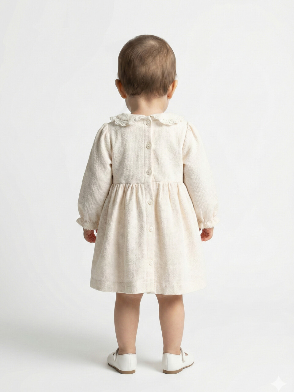 Kız Çocuk Elbise 9-24 Ay 52142 Haki - 4