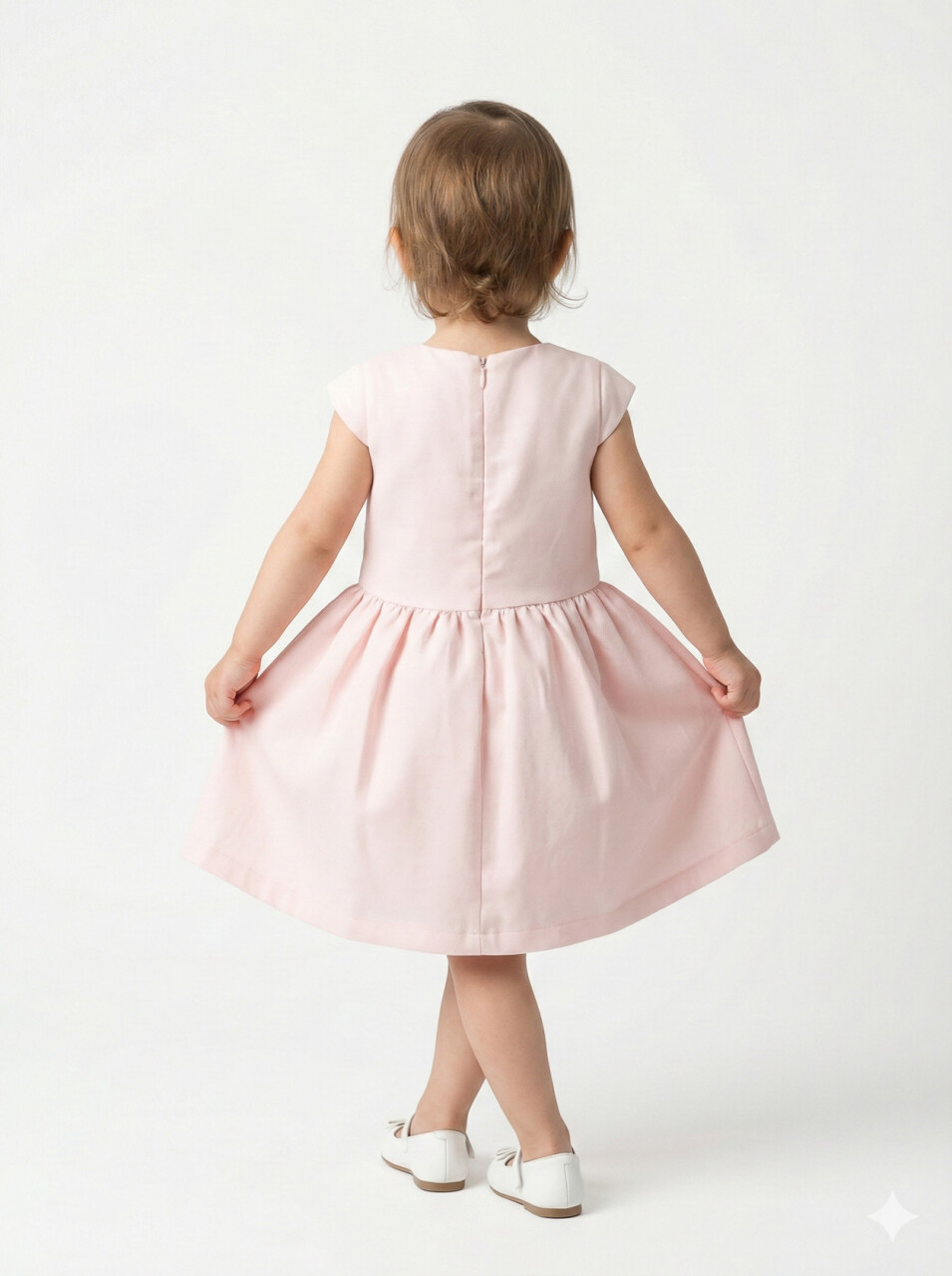 Kız Çocuk Bolerolu Elbise Takım 1-4 Yaş 52064 Pembe - Açik Mavi - 4