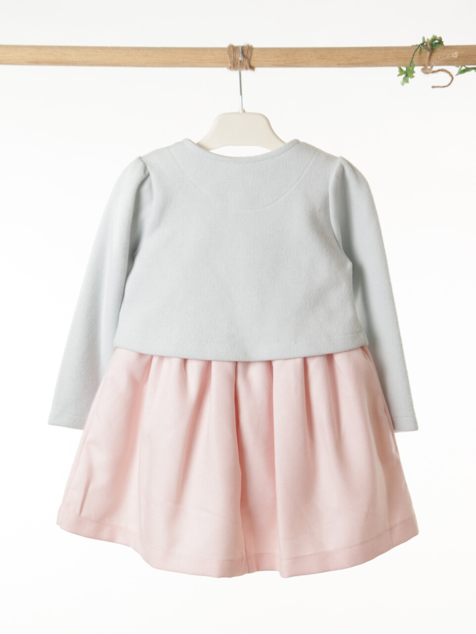 Kız Çocuk Bolerolu Elbise Takım 1-4 Yaş 52064 Pembe - Açik Mavi - 6