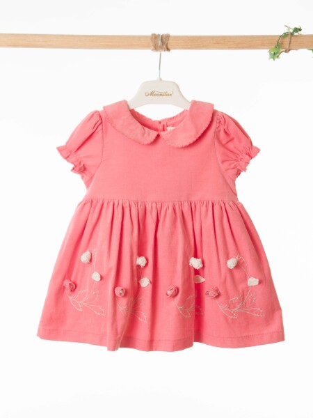 Kız Çocuk Elbise 9-24 Ay 52145 Nar - 10