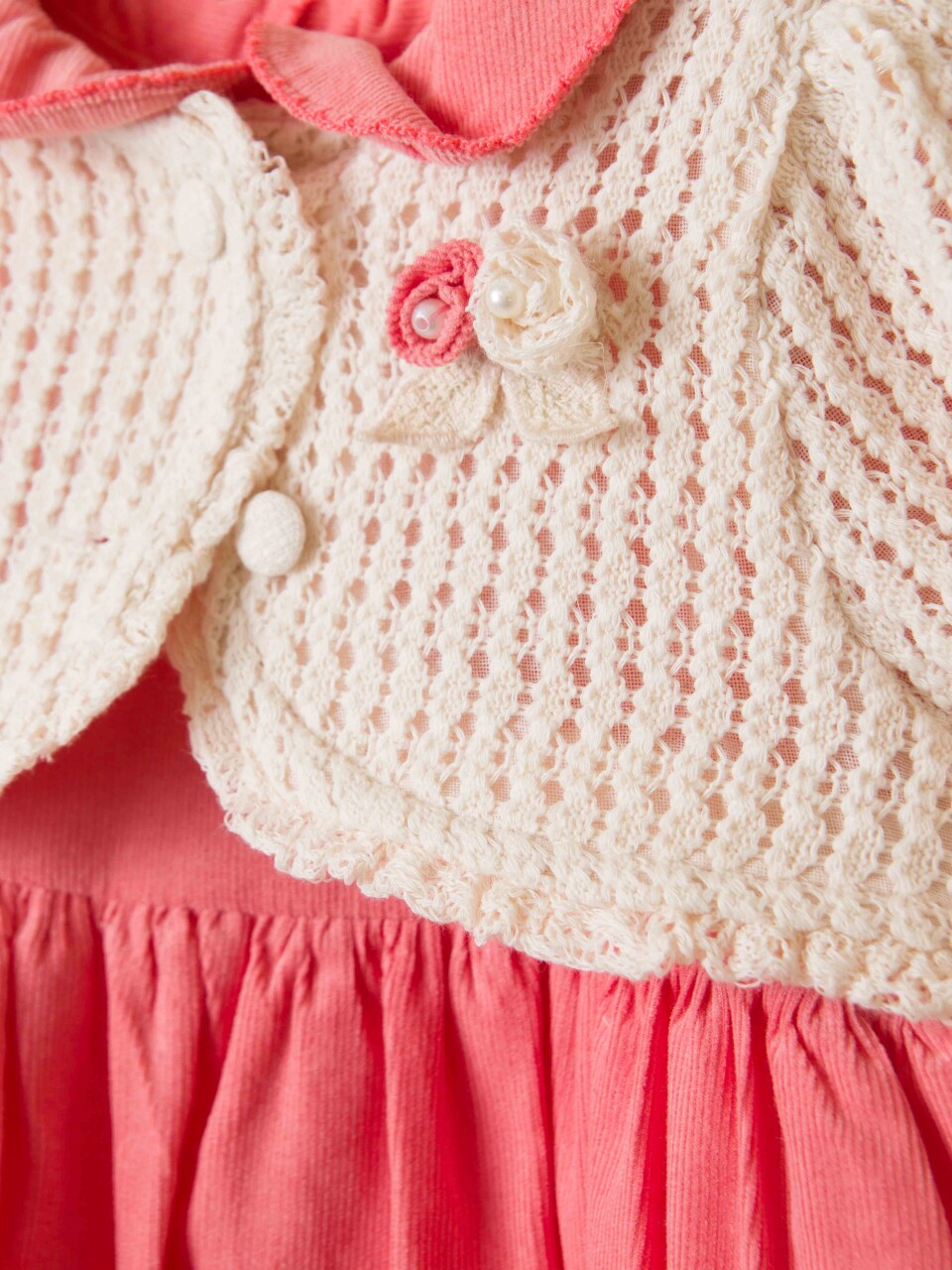 Kız Çocuk Elbise 9-24 Ay 52145 Nar - 7