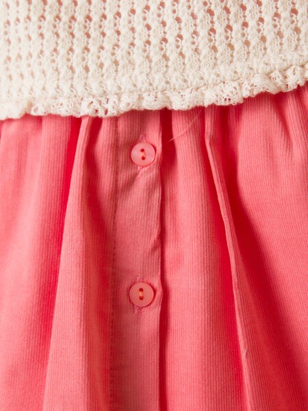 Kız Çocuk Elbise 9-24 Ay 52145 Nar - 9