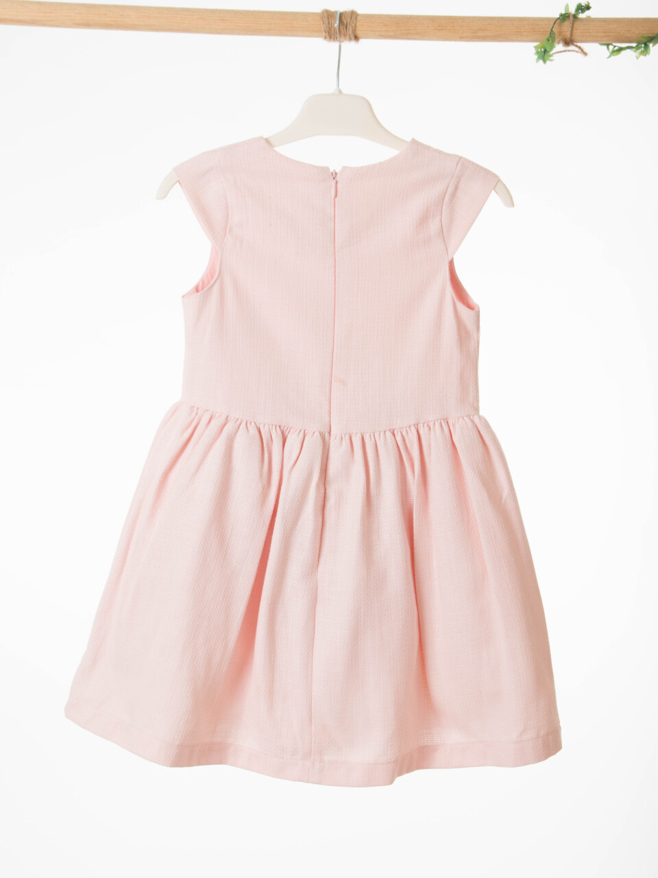 Kız Çocuk Elbise + Bolero 5-8 Yaş 52143 Pudra - 10