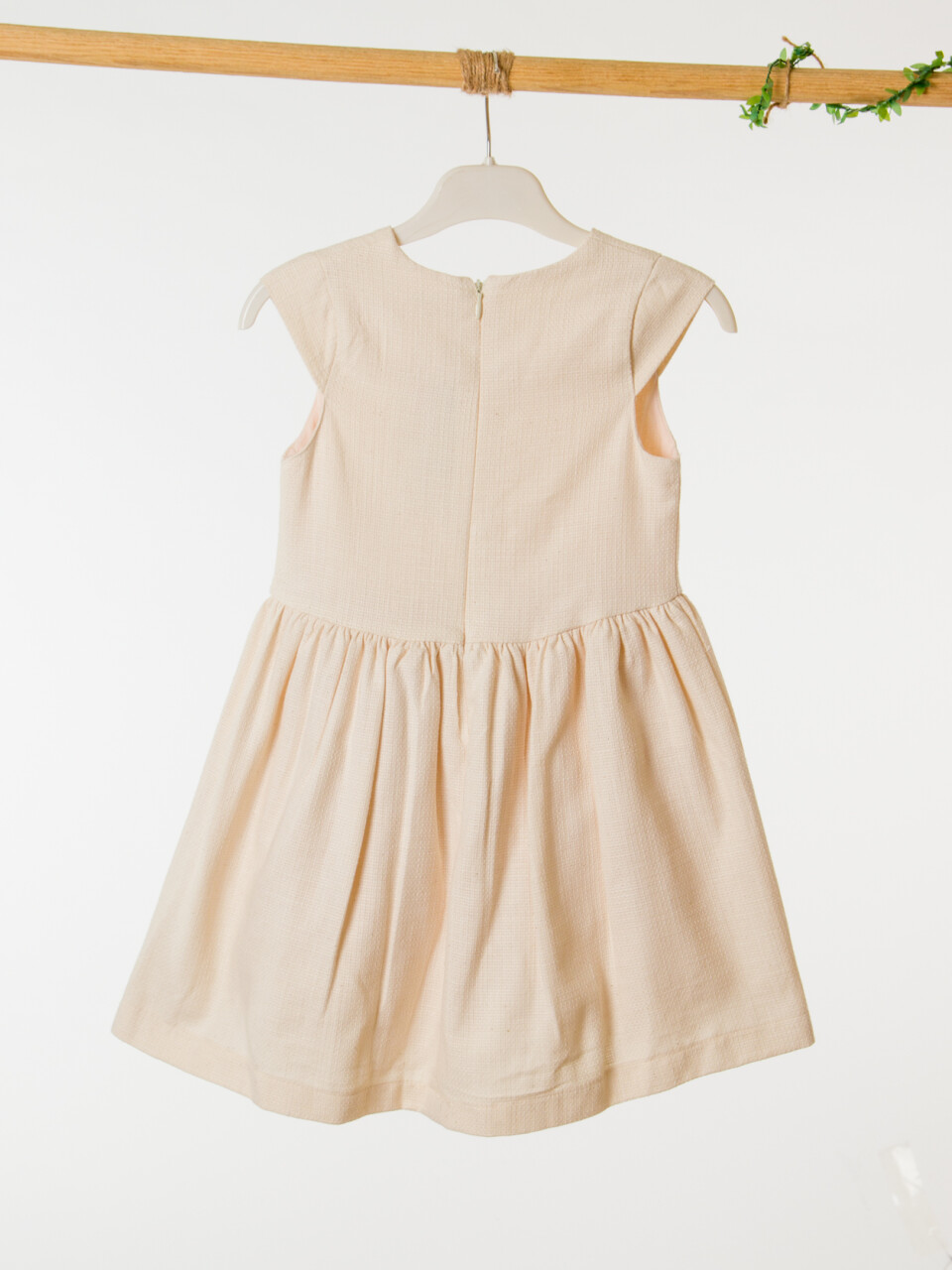 Kız Çocuk Elbise + Bolero 5-8 Yaş 52143 Bej - 10