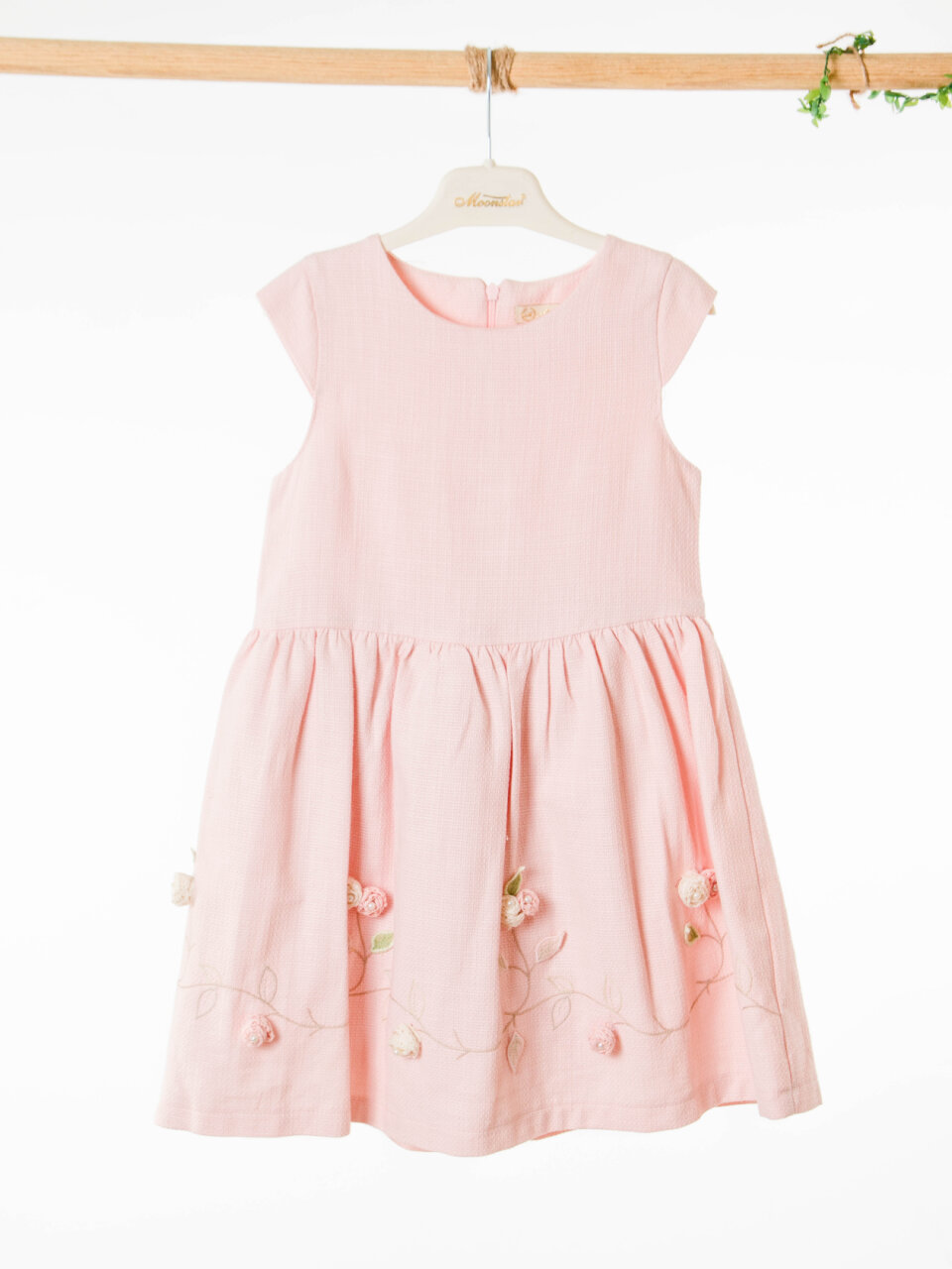 Kız Çocuk Elbise 3-6 Yaş 52140 Pembe - 7