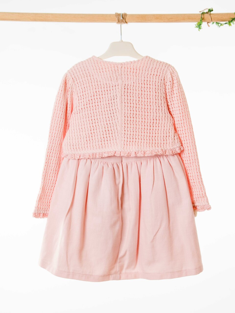 Kız Çocuk Elbise 3-6 Yaş 52140 Pembe - 9