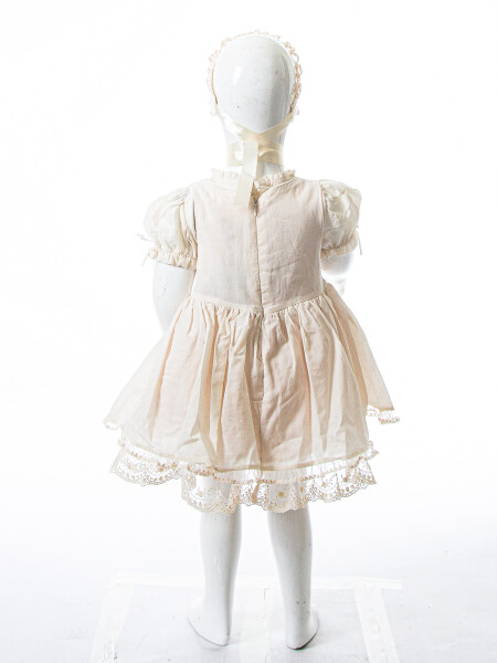 Kız Çocuk Yazlık Elbise 9-24 Ay 53225 Bej - 6