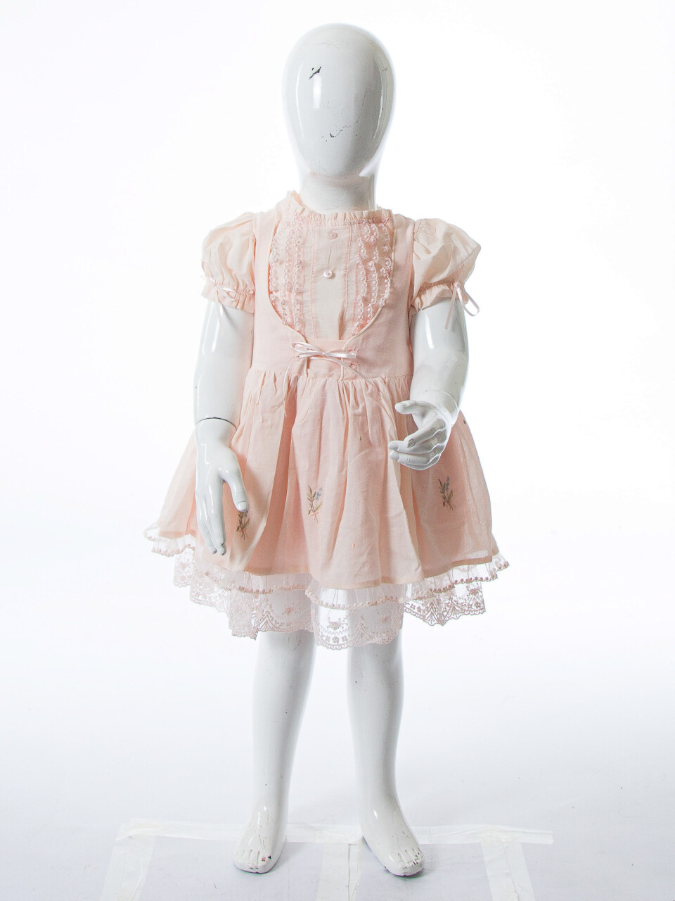 Kız Çocuk Yazlık Elbise 9-24 Ay 53225 Pudra - 5