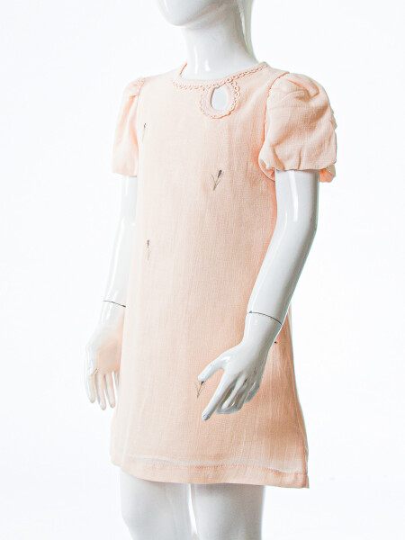 Kız Çocuk Yazlık Elbise 2-5 Yaş 53274 Pembe - 4