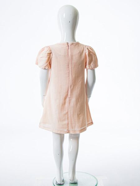 Kız Çocuk Yazlık Elbise 2-5 Yaş 53274 Pembe - 5