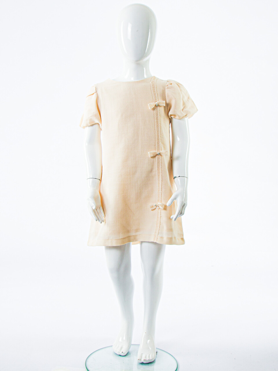 Kız Çocuk Yazlık Elbise 2-5 Yaş 53277 Bej - 3