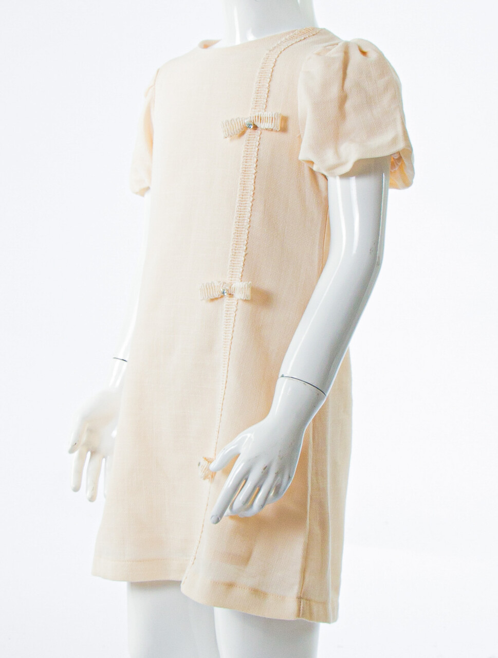 Kız Çocuk Yazlık Elbise 2-5 Yaş 53277 Bej - 4