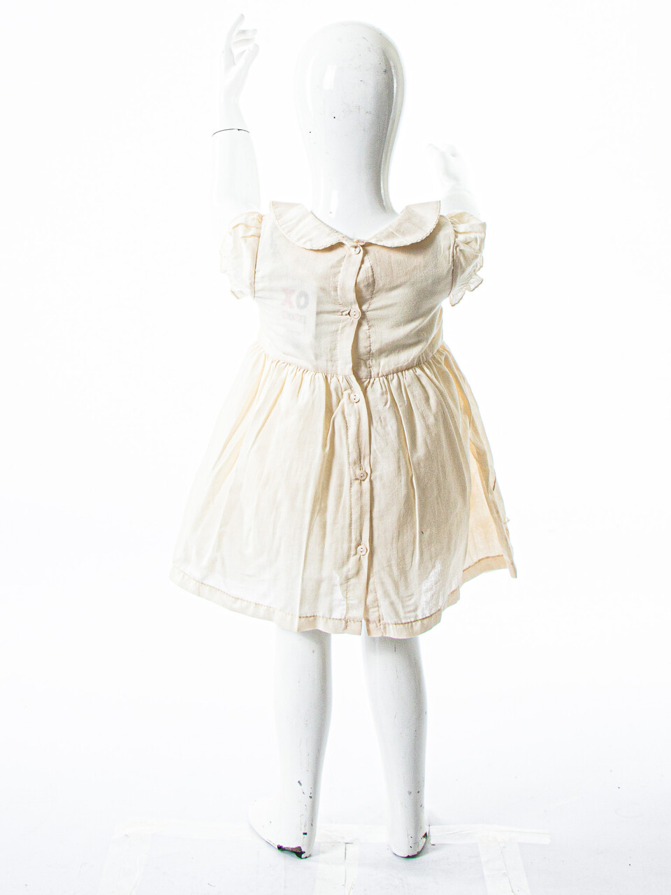 Kız Çocuk Yazlık Elbise 9-24 Ay 53152 Bej - 6