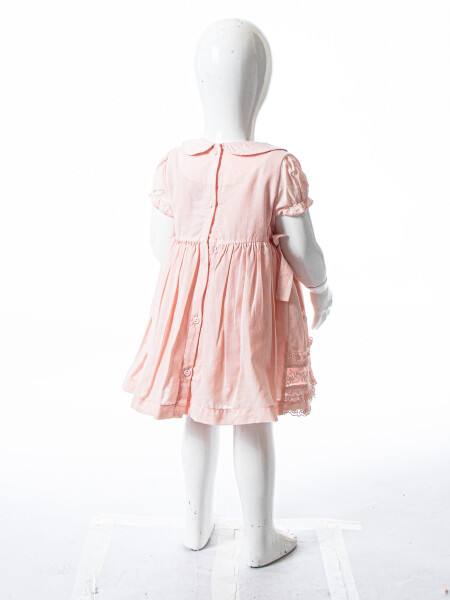 Kız Çocuk Yazlık Elbise 9-24 Ay 53153 Pembe - 6
