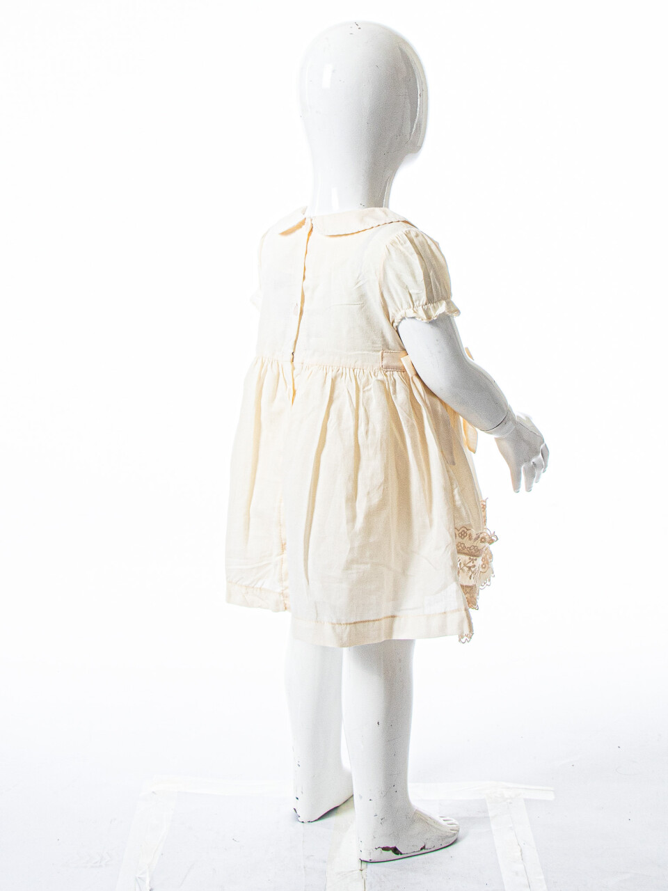 Kız Çocuk Yazlık Elbise 9-24 Ay 53153 Krem - 4