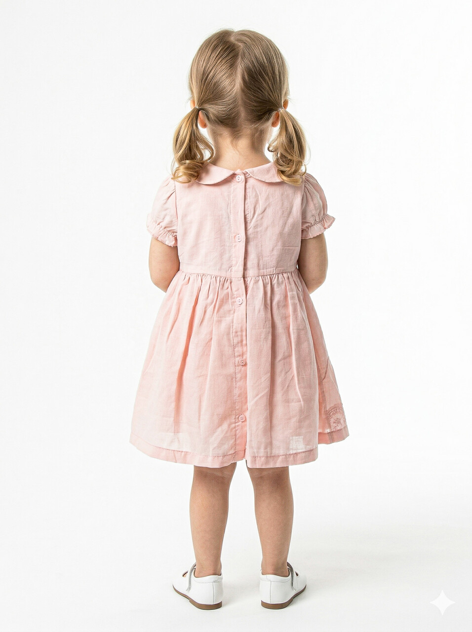 Kız Çocuk Yazlık Elbise 9-24 Ay 53152 Pembe - 2