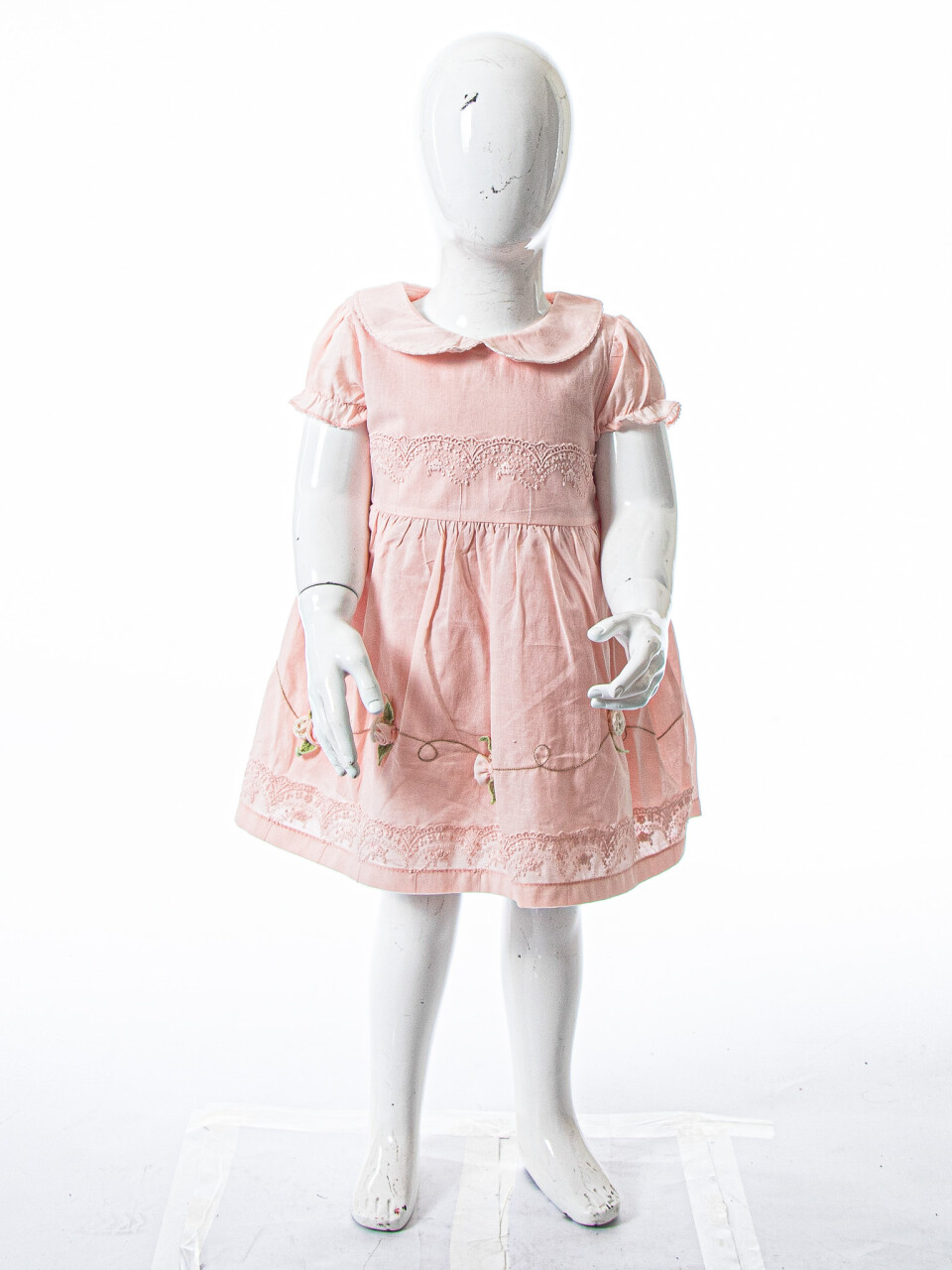 Kız Çocuk Yazlık Elbise 9-24 Ay 53152 Pembe - 3