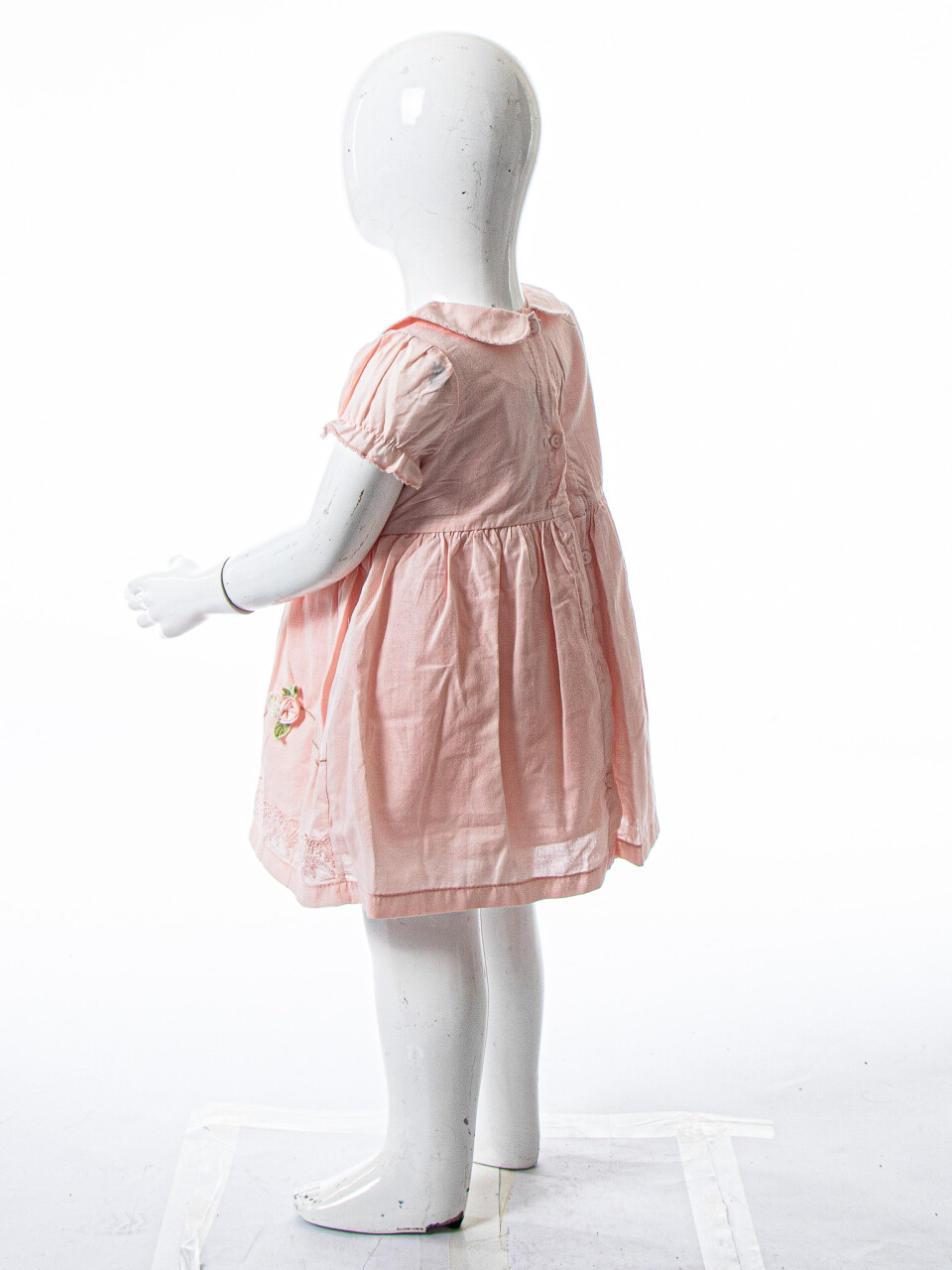 Kız Çocuk Yazlık Elbise 9-24 Ay 53152 Pembe - 4