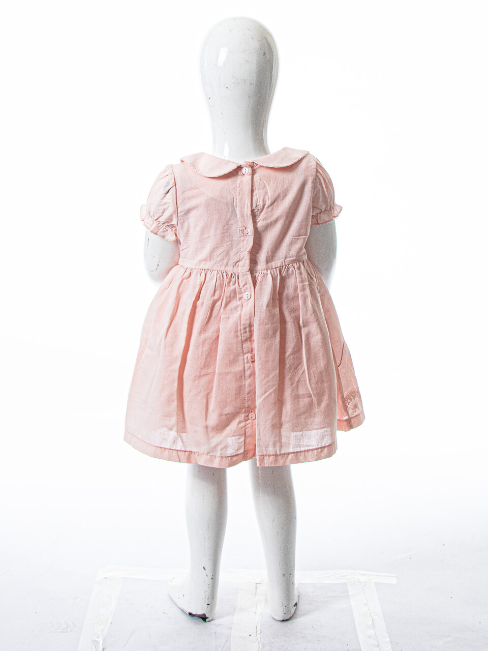 Kız Çocuk Yazlık Elbise 9-24 Ay 53152 Pembe - 5