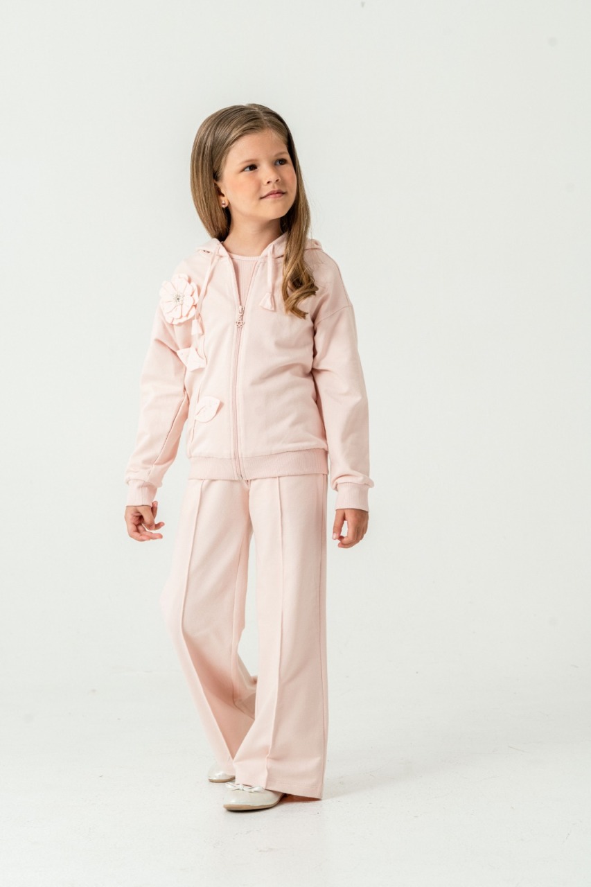 Kız Çocuk Alt Üst Takım 7-10 Yaş 52015 Pembe - 4