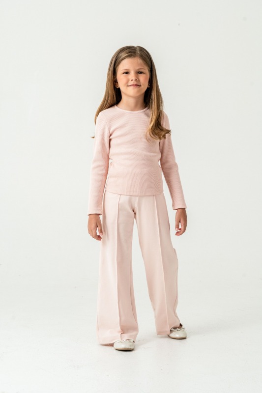 Kız Çocuk Alt Üst Takım 7-10 Yaş 52015 Pembe - 5