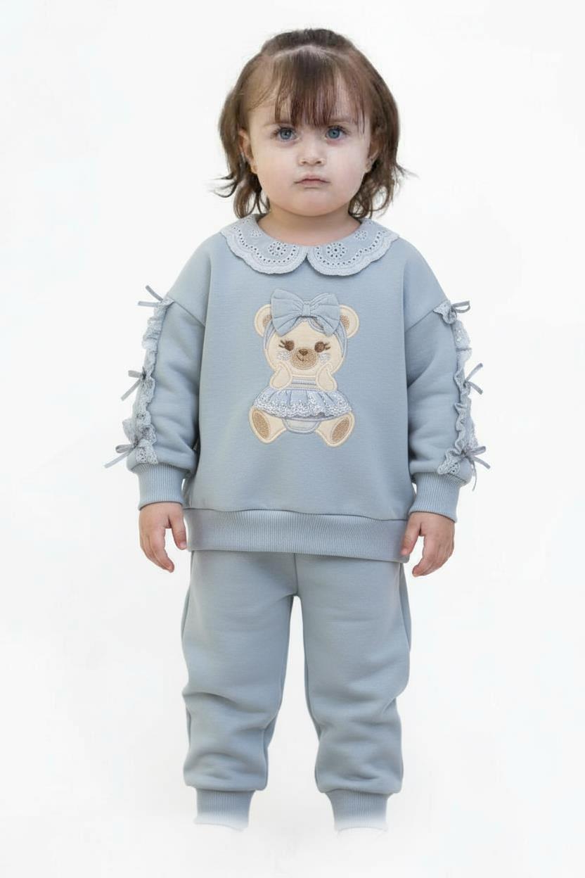 طقم علوي وسفلي للبنات من عمر 9 إلى 24 شهرًا 52001 - 1