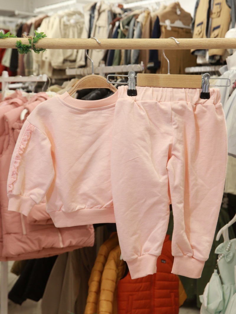 Kız Çocuk Eşofman Takım 9-24 Ay 52017 Somon - 5