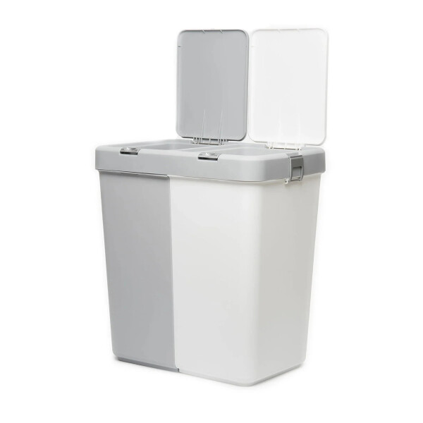 Motek Çok Amaçlı Çift Bölmeli 80 Litre Çamaşır Kirli Sepeti - 2